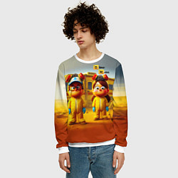 Свитшот мужской Dipper and Mabel - Breaking bad soap opera, цвет: 3D-белый — фото 2