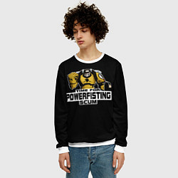 Свитшот мужской Power Fist, цвет: 3D-белый — фото 2