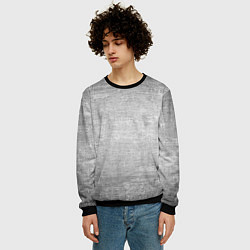 Свитшот мужской Серая текстура с потёртостями и лёгким затемнением, цвет: 3D-черный — фото 2