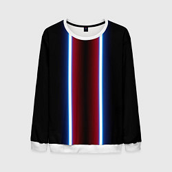 Мужской свитшот Color white blue red neon