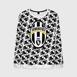 Свитшот мужской Ювентус хвост феи лого аниме, цвет: 3D-белый
