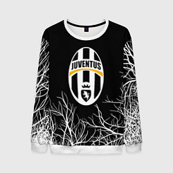 Свитшот мужской Ювентус деревья белые, цвет: 3D-белый