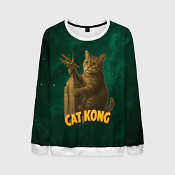 Мужской свитшот Cat Cong пародия на Кинг Конг