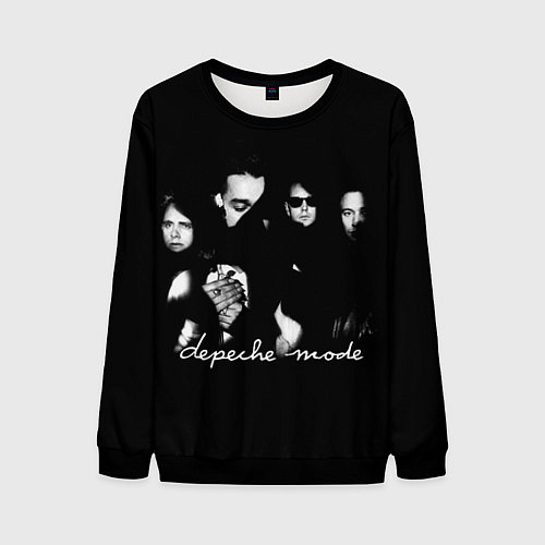 Мужской свитшот Depeche Mode shoot / 3D-Черный – фото 1