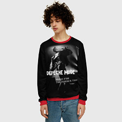 Свитшот мужской Depeche Mode - Music for the Masses tour, цвет: 3D-красный — фото 2