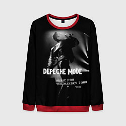 Свитшот мужской Depeche Mode - Music for the Masses tour, цвет: 3D-красный