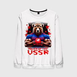 Мужской свитшот USSR медведь