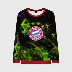Свитшот мужской Бавария Мюнхен огонь, цвет: 3D-красный