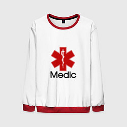 Свитшот мужской Медик, цвет: 3D-красный