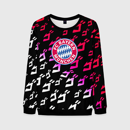 Мужской свитшот Бавария Мюнхен jojo anime / 3D-Черный – фото 1