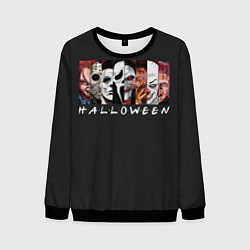 Свитшот мужской Герои ужасов, цвет: 3D-черный