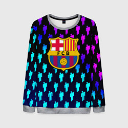 Свитшот мужской Barcelona люди градиент неон, цвет: 3D-меланж