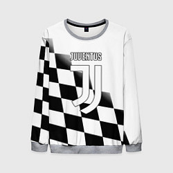 Свитшот мужской Ювентус клетка краски, цвет: 3D-меланж