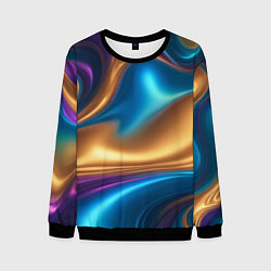 Свитшот мужской Сплавы разноцветные, цвет: 3D-черный