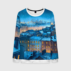 Мужской свитшот Крыши зимнего Питера