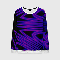 Свитшот мужской Color neon blue, цвет: 3D-белый