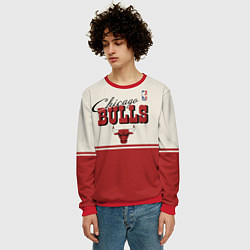 Свитшот мужской NBA Chicago Bulls vintage, цвет: 3D-красный — фото 2