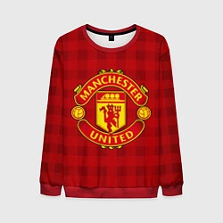 Свитшот мужской Manchester United, цвет: 3D-красный