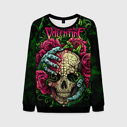 Мужской свитшот BFMV: Roses Skull