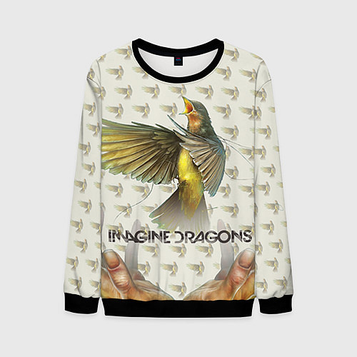 Мужской свитшот Imagine Dragons: Fly / 3D-Черный – фото 1