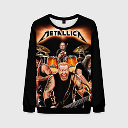 Свитшот мужской Metallica Band, цвет: 3D-черный