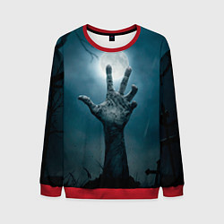 Свитшот мужской Рука, цвет: 3D-красный