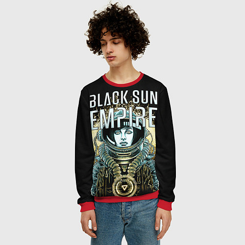 Мужской свитшот Black Sun Empire / 3D-Красный – фото 3
