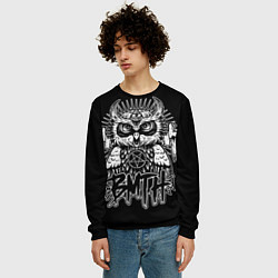 Свитшот мужской BMTH Owl, цвет: 3D-черный — фото 2