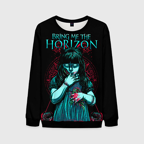 Мужской свитшот BMTH: Zombie Girl / 3D-Черный – фото 1