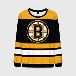 Свитшот мужской Boston Bruins, цвет: 3D-черный