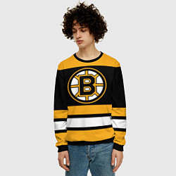 Свитшот мужской Boston Bruins, цвет: 3D-черный — фото 2