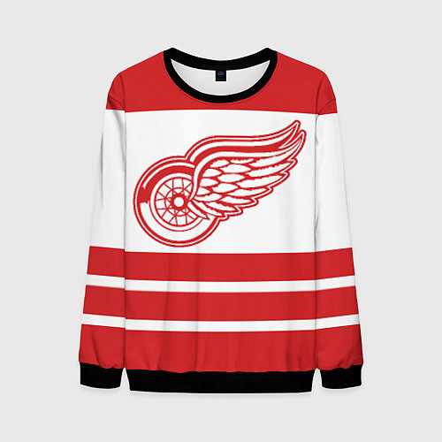 Мужской свитшот Detroit Red Wings / 3D-Черный – фото 1