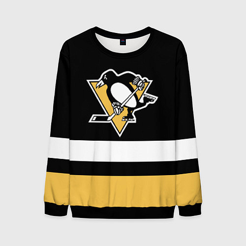 Мужской свитшот Pittsburgh Penguins: Black / 3D-Черный – фото 1