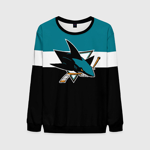 Мужской свитшот San Jose Sharks / 3D-Черный – фото 1