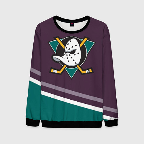 Мужской свитшот Anaheim Ducks Selanne / 3D-Черный – фото 1