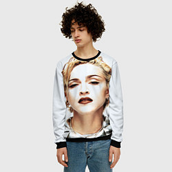 Свитшот мужской Мадонна, цвет: 3D-черный — фото 2