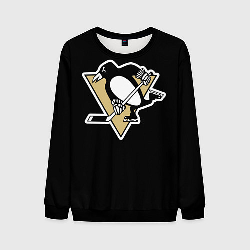 Мужской свитшот Pittsburgh Penguins: Malkin / 3D-Черный – фото 1