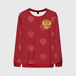 Свитшот мужской Сборная России по футболу, цвет: 3D-красный