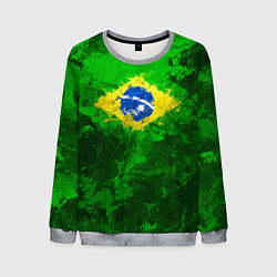 Свитшот мужской Бразилия, цвет: 3D-меланж