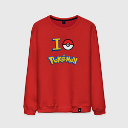 Мужской свитшот Покемон I love pokemon