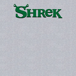 Свитшот хлопковый мужской Shrek: Logo, цвет: меланж — фото 2