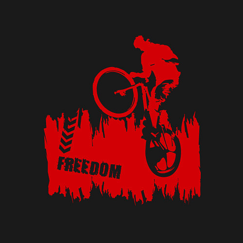 Мужской свитшот Велосипед / Черный – фото 3