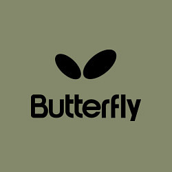 Свитшот хлопковый мужской Butterfly Logo, цвет: авокадо — фото 2