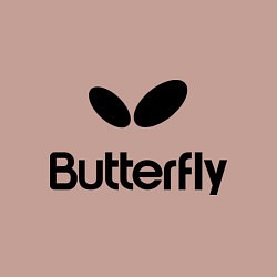 Свитшот хлопковый мужской Butterfly Logo, цвет: пыльно-розовый — фото 2