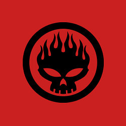 Свитшот хлопковый мужской The Offspring: Sybmol, цвет: красный — фото 2