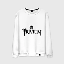 Свитшот хлопковый мужской Trivium, цвет: белый
