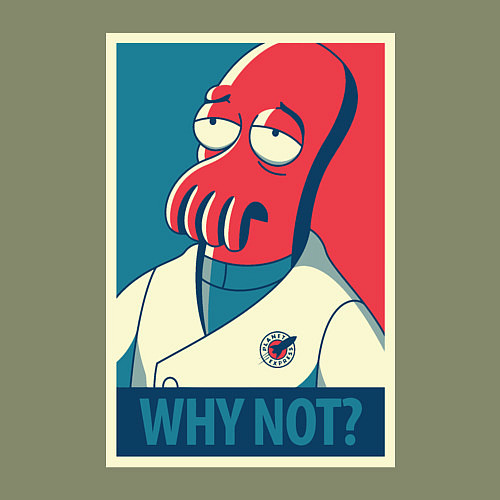 Мужской свитшот Zoidberg: Why not? / Авокадо – фото 3