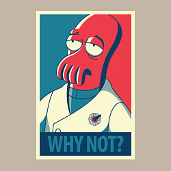 Свитшот хлопковый мужской Zoidberg: Why not?, цвет: миндальный — фото 2