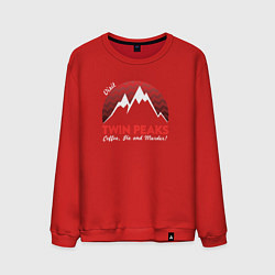 Мужской свитшот Twin Peaks: Pie & Murder