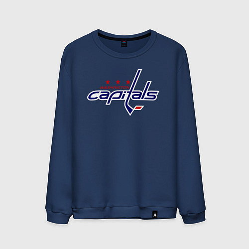 Мужской свитшот Washington Capitals / Тёмно-синий – фото 1